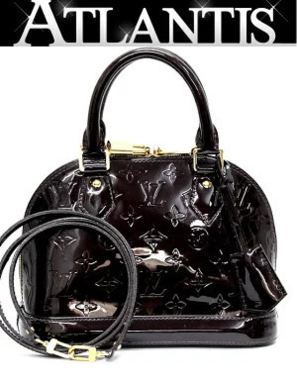 Louis Vuitton Vernis Alma Bag Amarante Purple